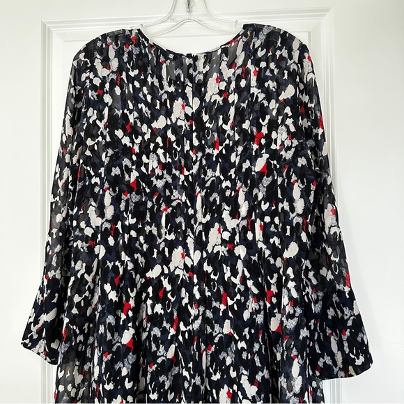 CLUB MONACO MULTI PRINT A-LINE DRESS - Picture 2 of 7